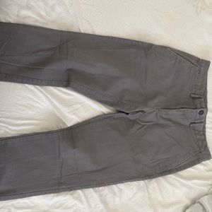 Never won’t grey khakis
